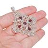 Natural Red Garnet Pendant, 925 Silver Gemstone Pendant, Gift for Mother