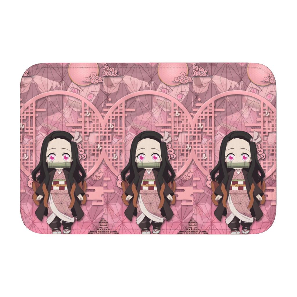 Custom Demones S-Slayer Doormat Anti-Slip Entrance Welcome Kitchen Bath Floor Door Mat  Toilet Living Room Carpet Rug