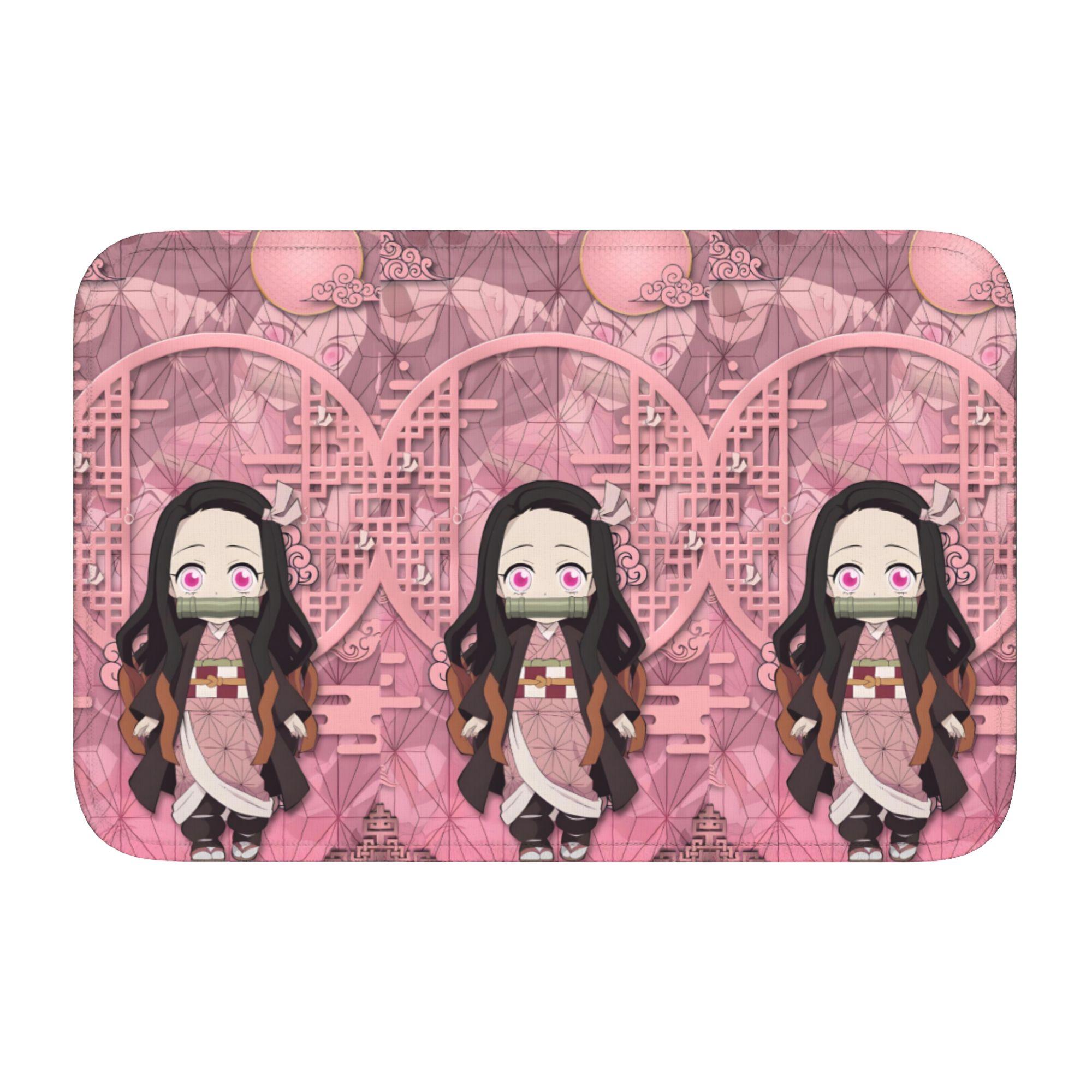 

Demones S-Slayer Front Door Floor Entrance Welcome Mats Outdoor Kitchen Bath Doormat Toilet Living Room Carpet Rug Footpad 60cm x 90cm