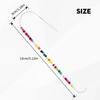 5pcs Waist Beads Needle Long Straight and Big Eye Beading Thread Needle for Bracelets Necklace Jewelry Making Supplies