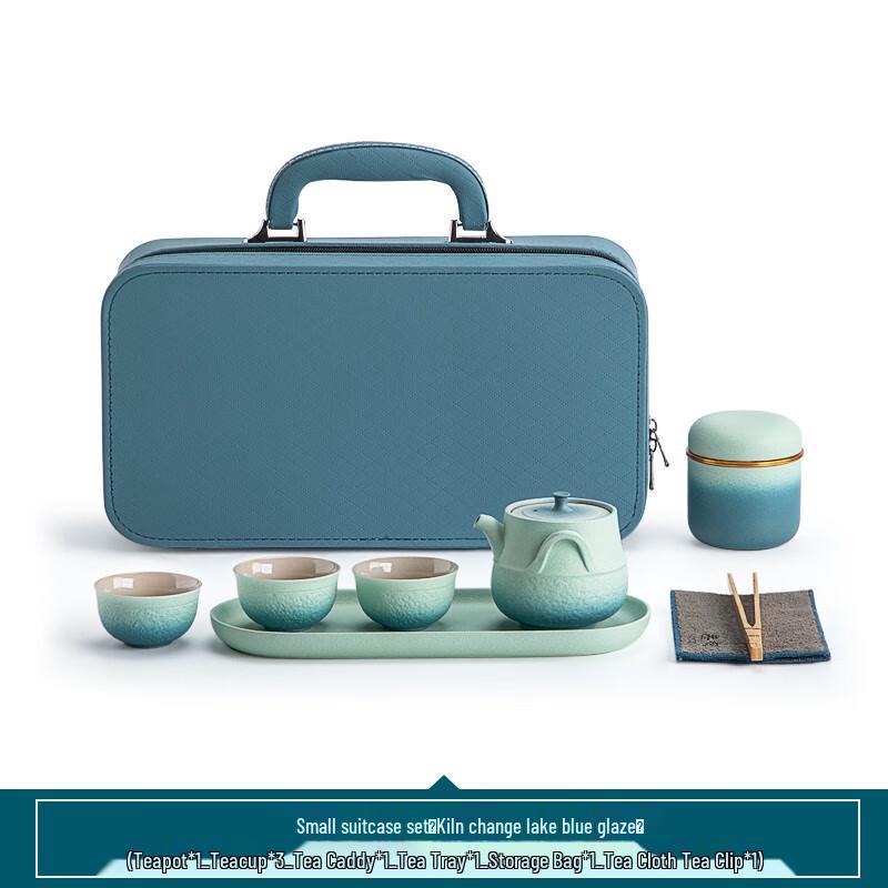 Portable Ceramic Travel Tea Set
