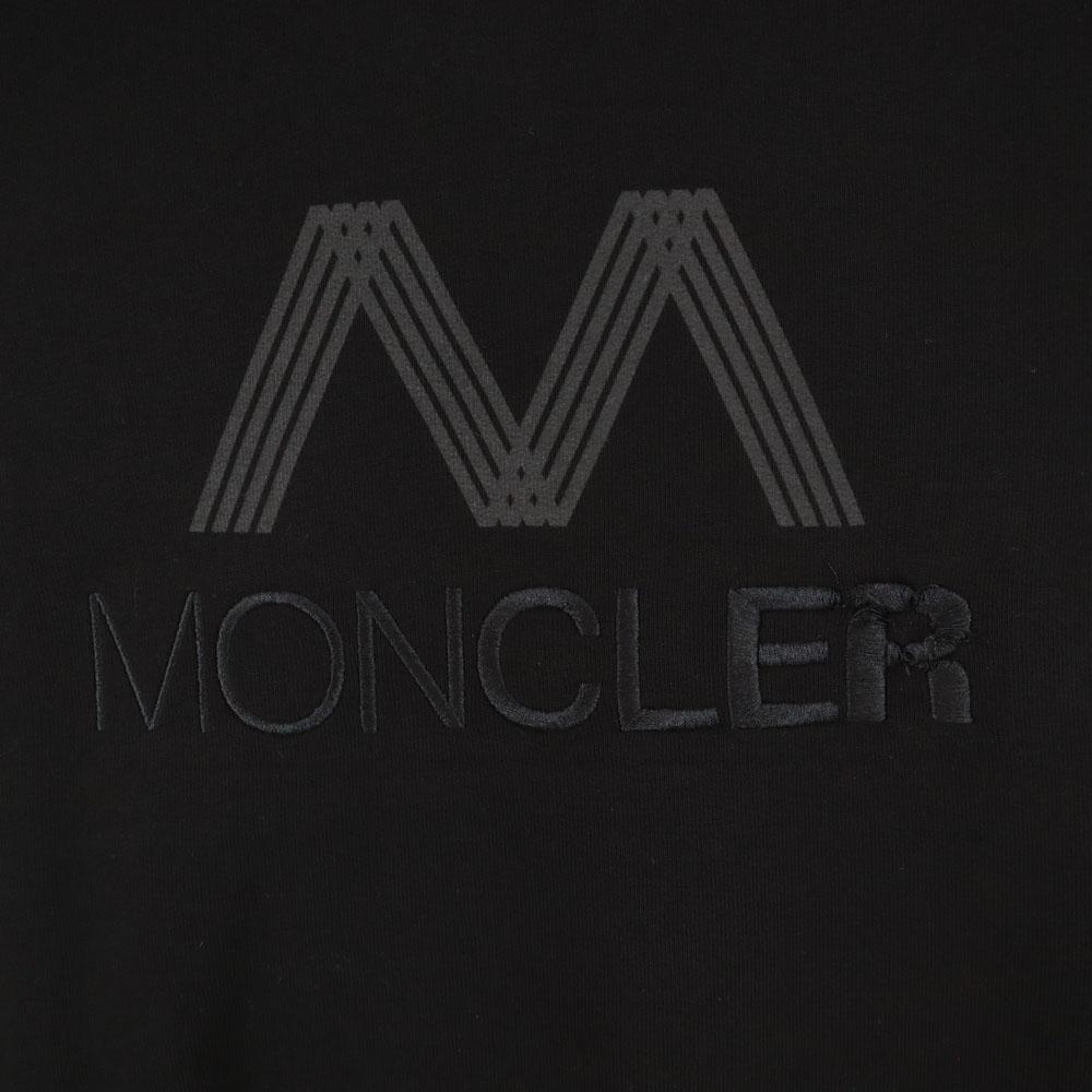 Moncler H10918G00047 Sweat cu mânecă lungă Hanorac cu fermoar M negru CARDIGAN CU FERMOAR Bărbați Second-hand