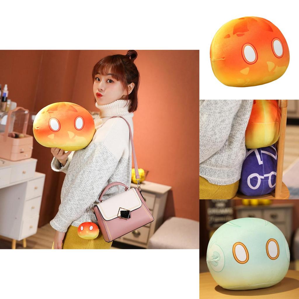 Genshin Impact Slime Theme Adorable Plush Dolls Perfect Kids Gift Cartoon Pillow