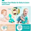CubicFun Baby Toys 12-18 Months - Touch & Go Musical Light Tummy Time Infant Baby Crawling Toys 12 Months, Toddler Travel Toy for 1 Year Old Boy