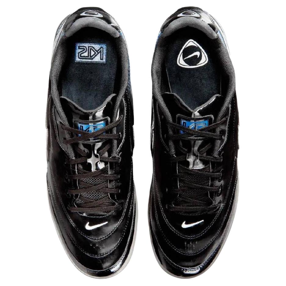 Nike Tiempo Streetgato SE Comfortable Fit Soccer Shoes Unisex sneaker Black Blue IR5918-010