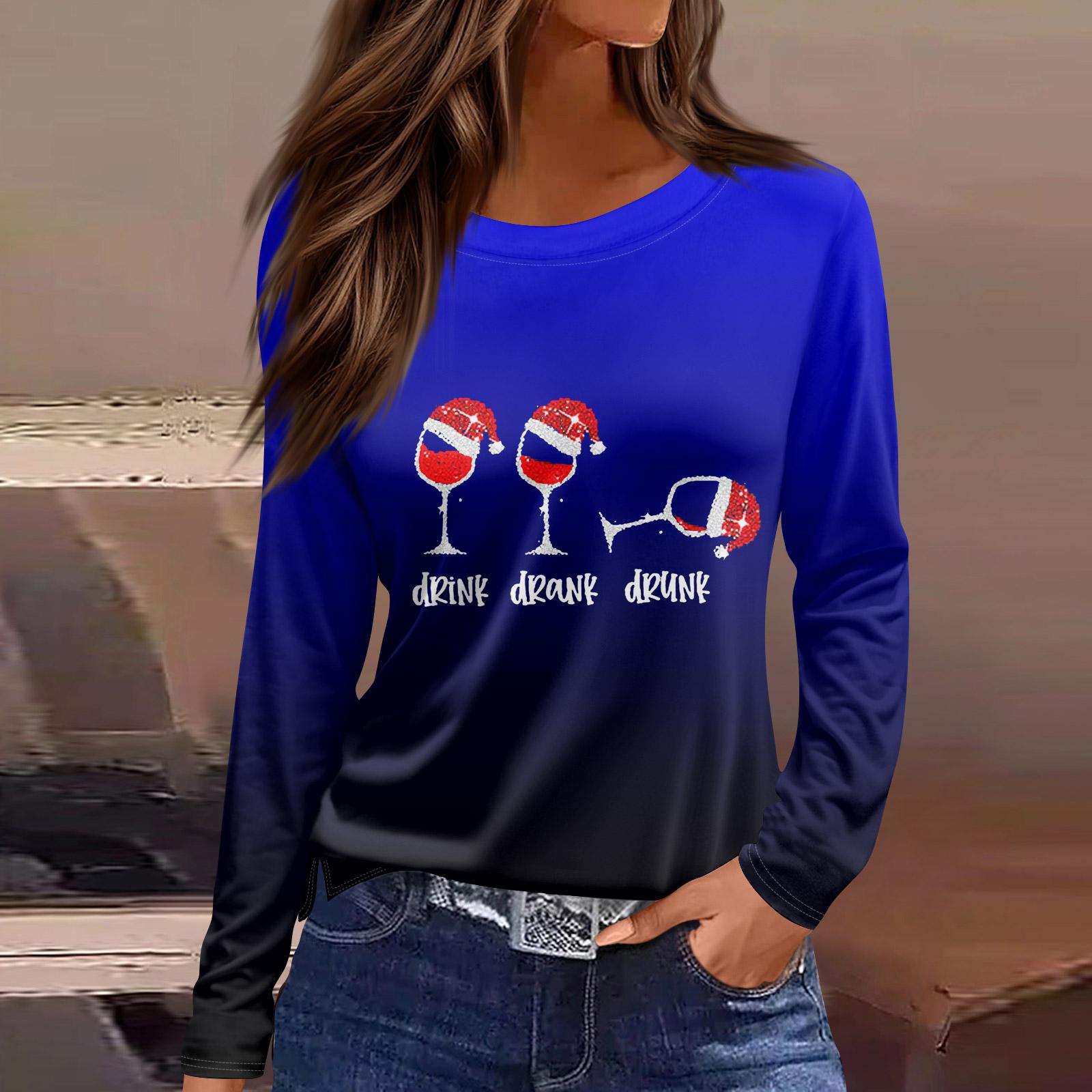 

Женская модная повседневная свободная футболка с принтом и круглым вырезом с разрезом и длинным рукавом, женский топ XXL