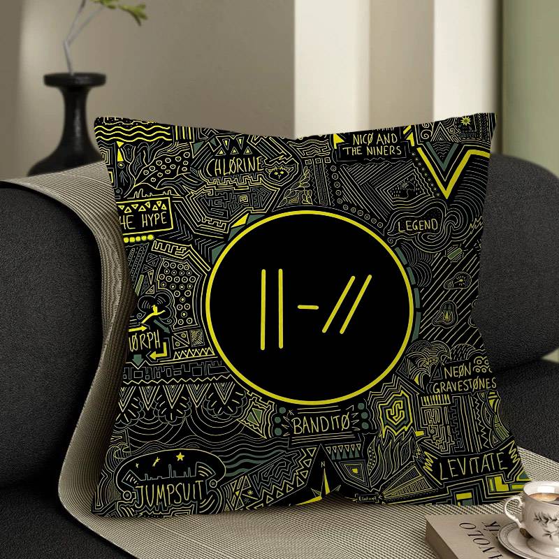 T-Twenty One Pilots Pillow Cover Design Cushion Cover Decor Holiday Decorati