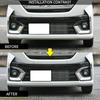 Fog Lamp Frame For Spacia Custom M K04 2024 Series Modified Front Fog Lamp Cover Special Decorative Electroplating F Y8w1
