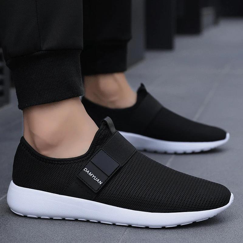 Fujeak Plus Size Casual Men's Sneakers Non-slip Breathable Walking Shoes for Men Ultralight Comfort Designer Shoes Wide Barefoot