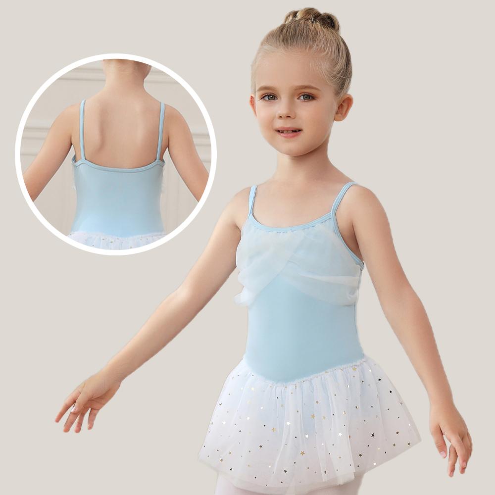 Girls Kids Dance Leotards for Ballet Dance Dress Sleeveless Ballet Dress Stage Performance Costumes