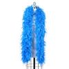 DIY 2 Meters Super Thicken Chandelle Turkey Feathers Boa Trim 80g Scarf/Costume/Party Dress Marabou Feathers for Crafts Boas Plumas