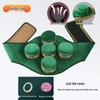 Portable Pure Copper Moxibustion Box with Cloth Cover and Mugwort Pad