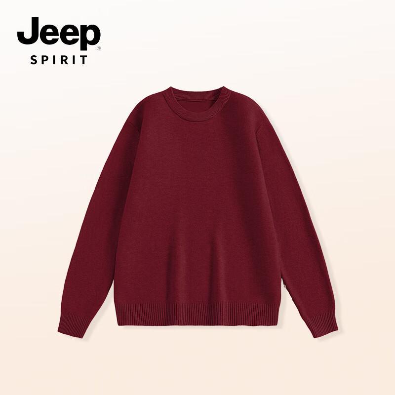 

JEEP SPIRIT Men s Heavyweight Crew Neck Sweater M