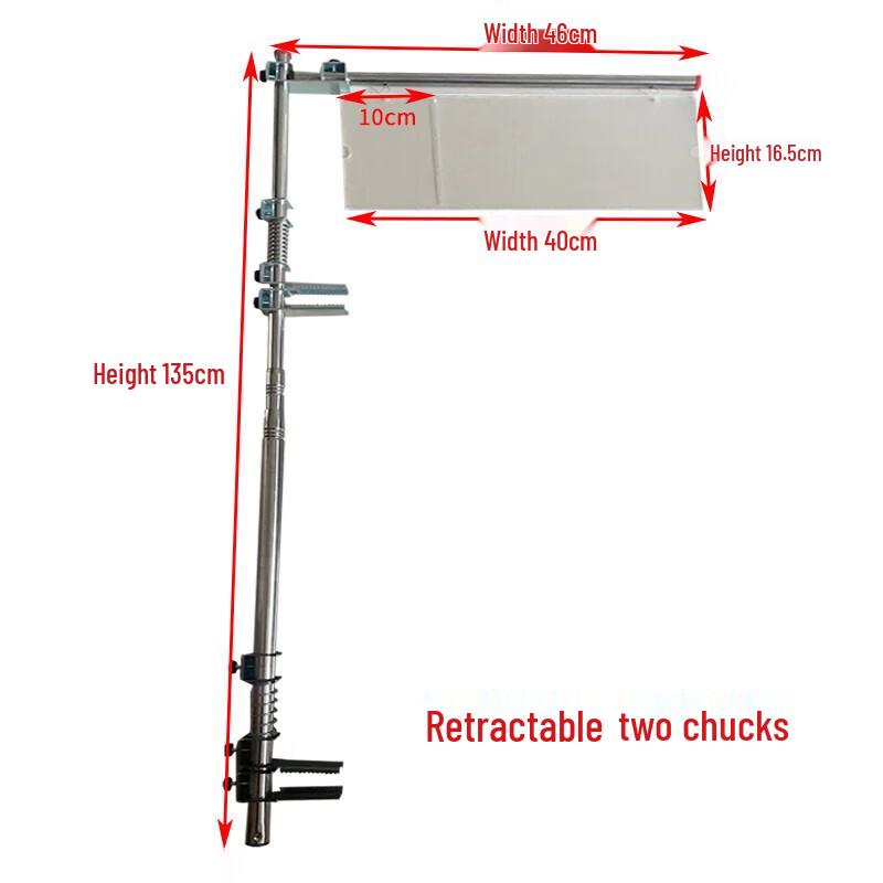 XIZUO Telescopic Warehouse Identification Rack