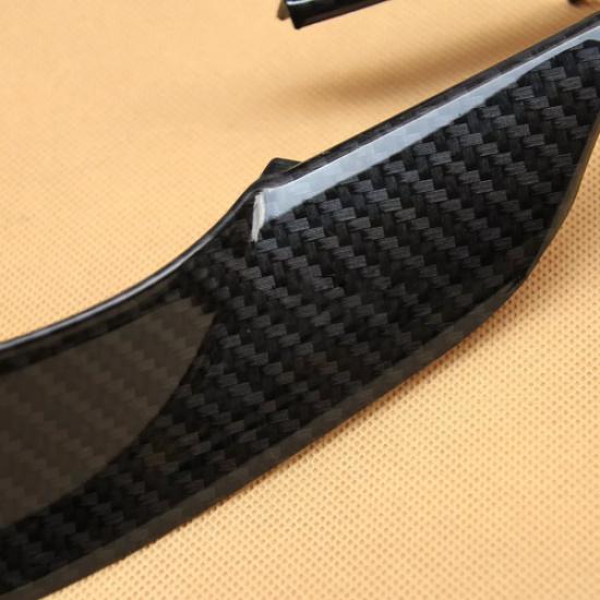 For 2017-2024 Mazda3 CX5 CX3 KF DK BN Carbon Fiber Car Steering Wheel Cover Trim