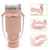 Silicone Water Bottle Sling Carrier Holder Soft with Strap Water Cup Sling Strap Anti-slip Water Bottle Lanyard for Cup