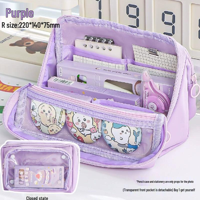 Large Capacity Ita Bag Style Detachable Pencil Case for Students - High-Value 2025 Design