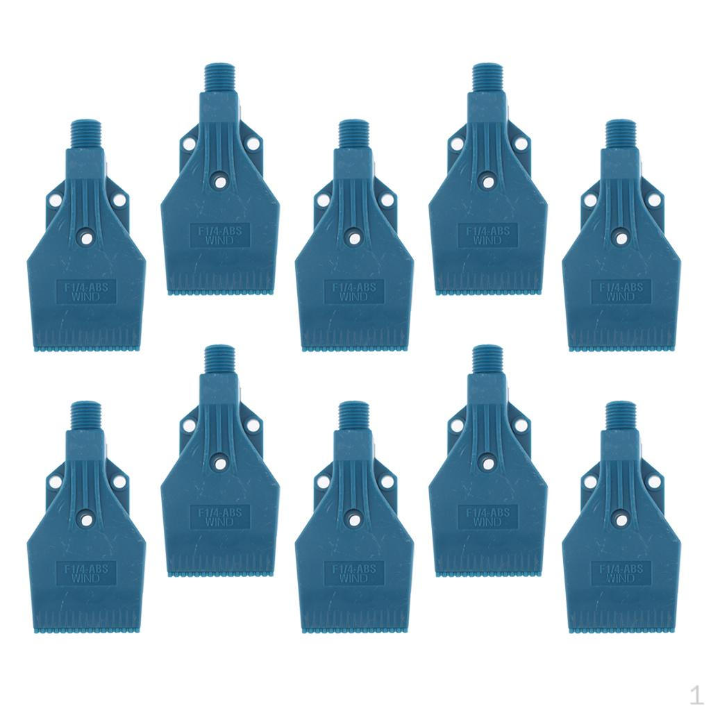 

Размер резьбы 1/4 , Плоское сопло для выдува воздуха, 3 отверстия, Синий X10