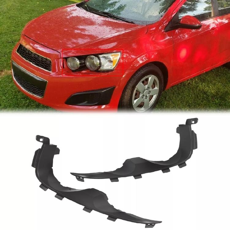 Left and Right Headlamp Housing Bracket Bumper Retainer Suitable for 95976851 GM2508111 95976852 GM2509111 Professional