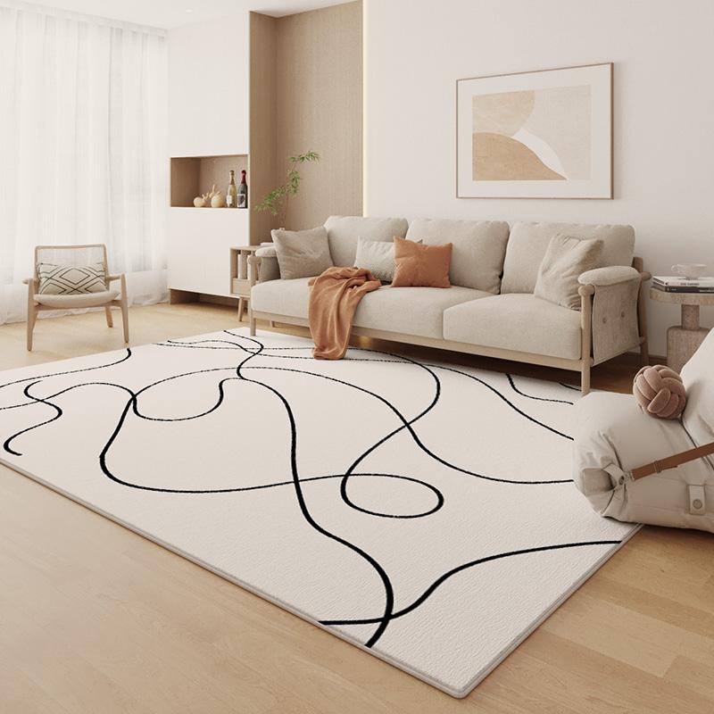 Modern Minimalist Living Room Decoration Carpet Fluffy Soft Lounge Rug Large Area Rugs for Bedroom Home Thick Non-slip Floor Mat