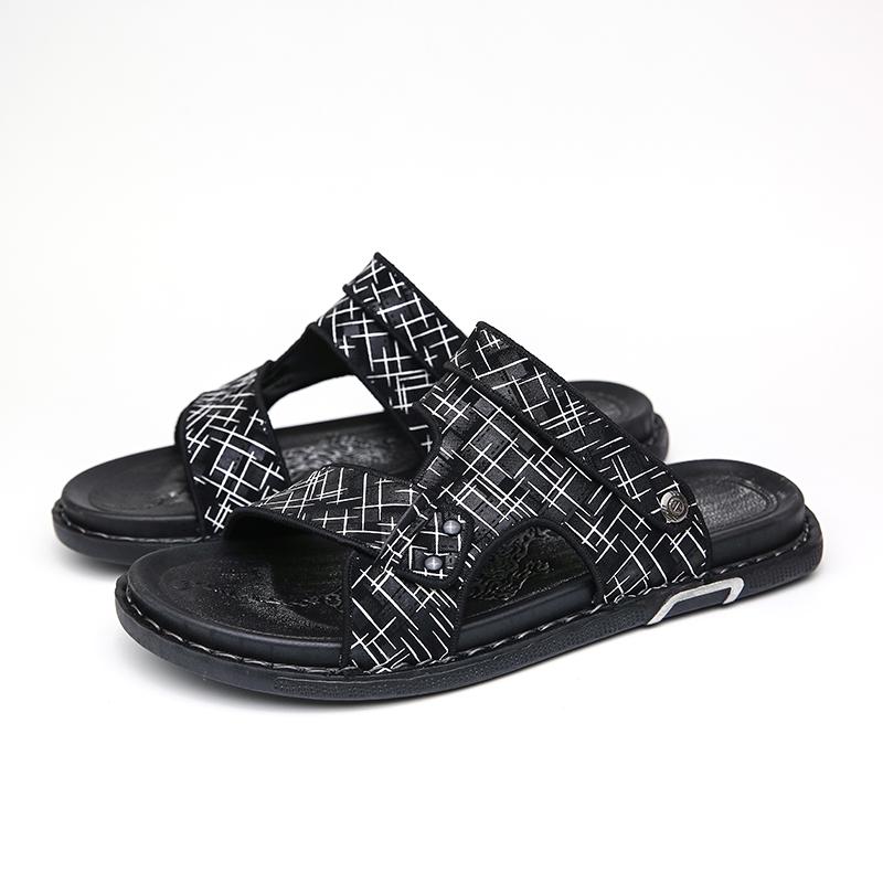 

Fashion Sandals Man Casual Loafers Luxury Design Slip on Male Dress Shoes Leisure Style Big Size Good Wear-resistant Sole 47