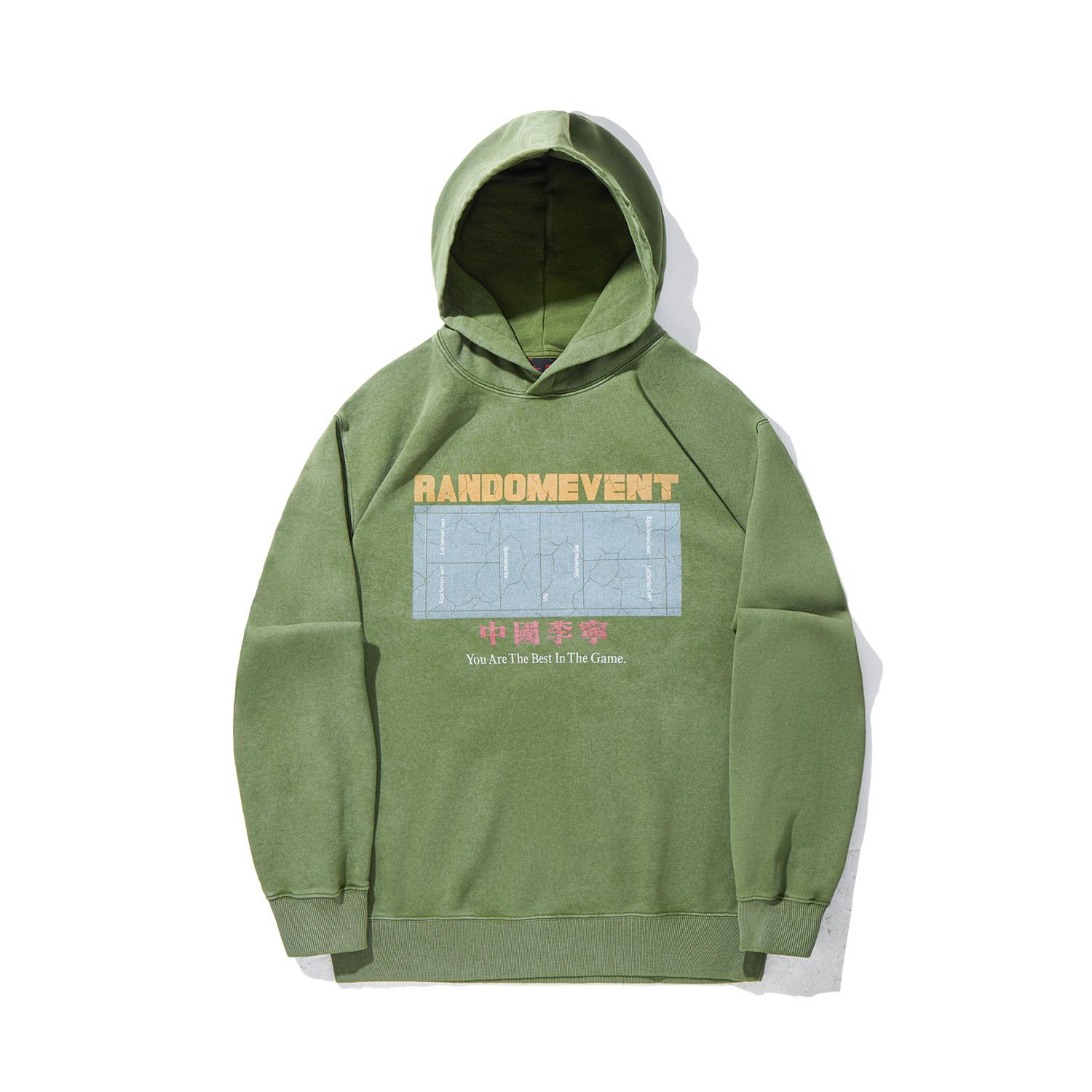 

Li Ning X Randomevent Коллаборация Повседневная Мода Удобное Худи Мужские худи AWDVH13-3 M