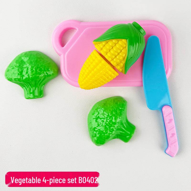 Children's Pretend Play Kitchen Set: Fruit & Veggie Cutting Toy
