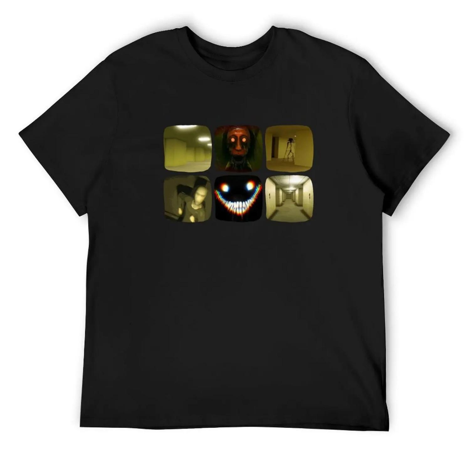 

Футболка THE BACKROOMS футболка аниме Мужская футболка blue lock мужские футболки с принтами хип-хоп S разноцветный