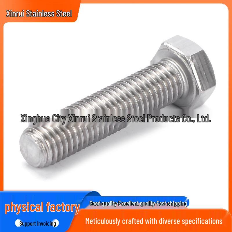 2205 Stainless Steel Fully Threaded External Hex Head Bolt