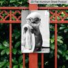 2D Flat, Cute Otter Taking A Bath Aluminum Sign - Funny Bathroom Wall Decor Bathroom Decor, Shower Room, Powder Room, Kids Bathroom, Animal Lover