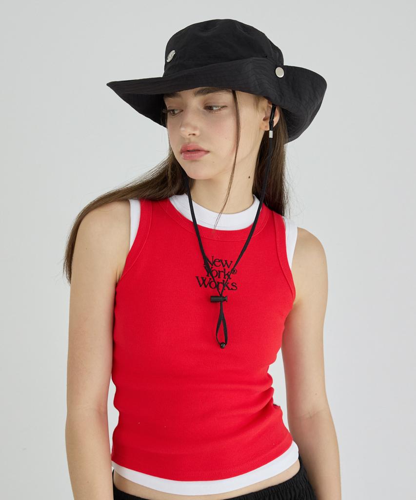 Nyuyogwogseu Safari Bucket Hat_ Black