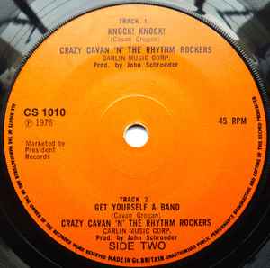 

7-дюймовая пластинка CRAZY CAVAN & THE RHYTHM ROCKERS - Knock! Стук! CS1010 Charly Records 1976 Великобритания Рок Б/У