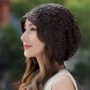 Hats for Ladies In Spring and Autumn Thin Breathable Hooded Lace Headscarf Flower Pile Hats