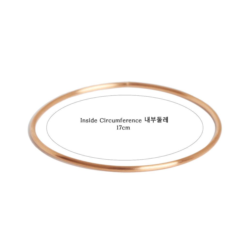 Mezmic Art Collection 14K Rose Gold Bangle