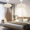 Remote Control LED Lamp Bead Three-speed Mode Fan Ceiling Light E27 Screw Fan Light  Study