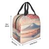 Landscape Of Mount Fuji And The Sea Insulated Lunch Bag for Office Cooler Thermal Food Box Tote Leakproof Lunch Boxes Container