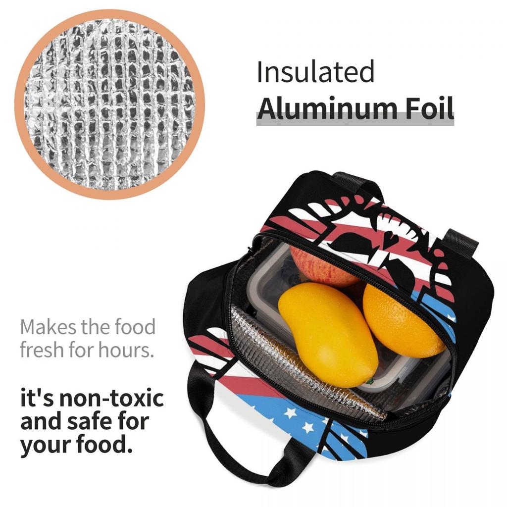 Cody Rhodes Wrestler Insulated Lunch Bag for Women Children Leakproof Food Boxes Thermal Lunch Box Tote