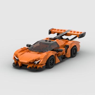 MOC-78010 299 sztuk Apollo IE / EVO wyścigi samochód sportowy pojazd Speed Champion Racer klocki klocki kreatywne garaż zabawki