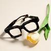 Acetate Glasses Frame Man Woman Eyewear Square Myopia Reading Eyeglass Frames Retro Prescription Personality