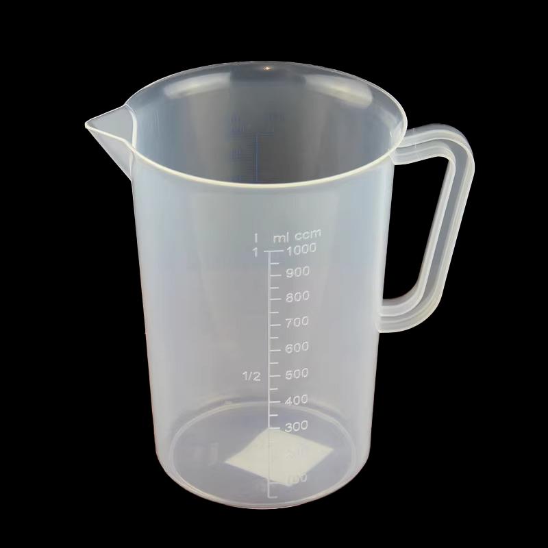 HUIWEN Plastikowy kubek miarowy ze skalą