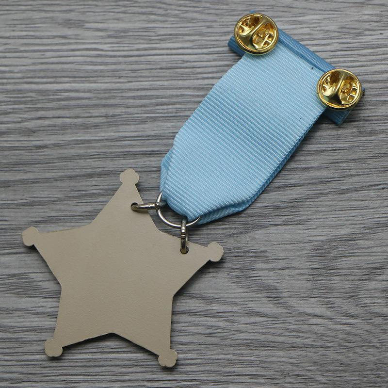 Meihai Honor Medal, Medals, Metal Badges, Style Badges, Film and Television Props, Christmas Gift, Stocking Stuffers
