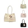 Minimalist Pu Shoulder Bag With Inner Zip Pocket For Work And Casual Outings