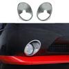 Fits for 2009-14 Dodge Challenger Front Fog Light Lamp Trim Exterior Accessories