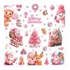 New PVC Window Stickers Snowflake Santa Claus Christmas Stickers Reindeer Glass Windows Decor Glass Sticker Home Decor