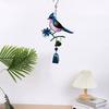 Metal Bell Pendant Iron Art Hanging Decoration Blessing Little Bird Wind Chime  Landscape