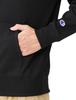 Hoodie Long Sleeve One Point Logo Hooded Sweatshirt Sports Black M [Champion] Men's C3-XS151