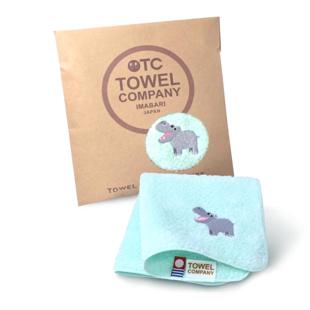 Imabari Havlu Şirketi Mendil 22x22cm Hediye [16 Türün Hepsi] Hayvan Geçidi Nakışı