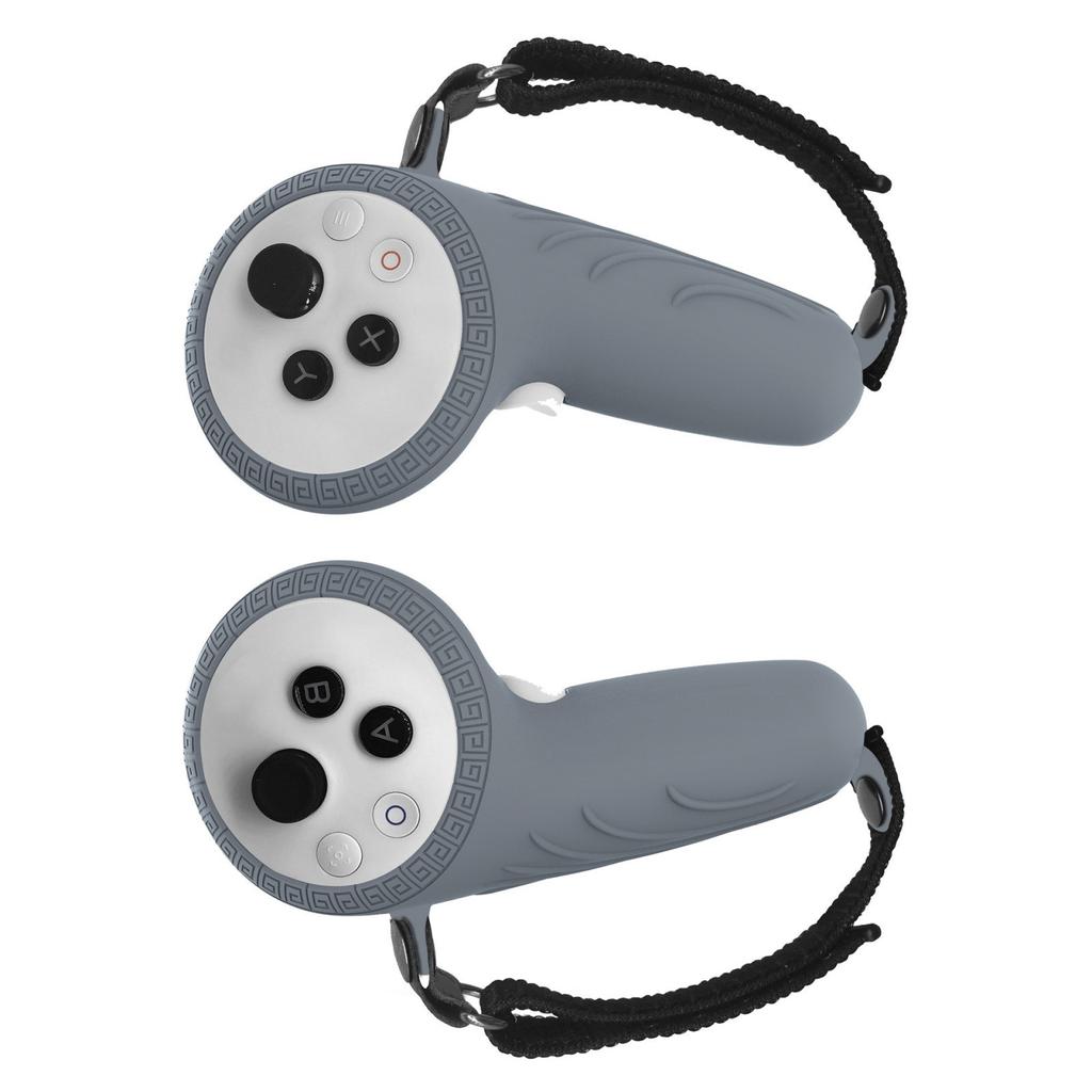 1 Paar VR-Controller-Silikon-Schutzhülle für Pico 4 Ultra. Verbessert Griffigkeit und Komfort. Leicht zu reinigende Griffhülle.