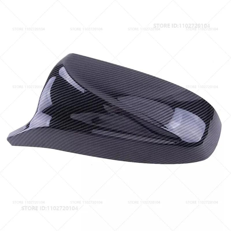 For 2007-2014 BMW X5, X6, Hybrid X6 (E70 E71 E72) Rear View Mirror Cap Cover Carbon Fiber Pattern 51167180725 51167180726