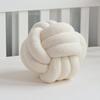 Kissen Manuell Geflochtener Knoten Runde Ballform Sherpa Elastisch Schlafgefährte Sofa Couch Dekoration Wurfkissen Fotografie Kissen